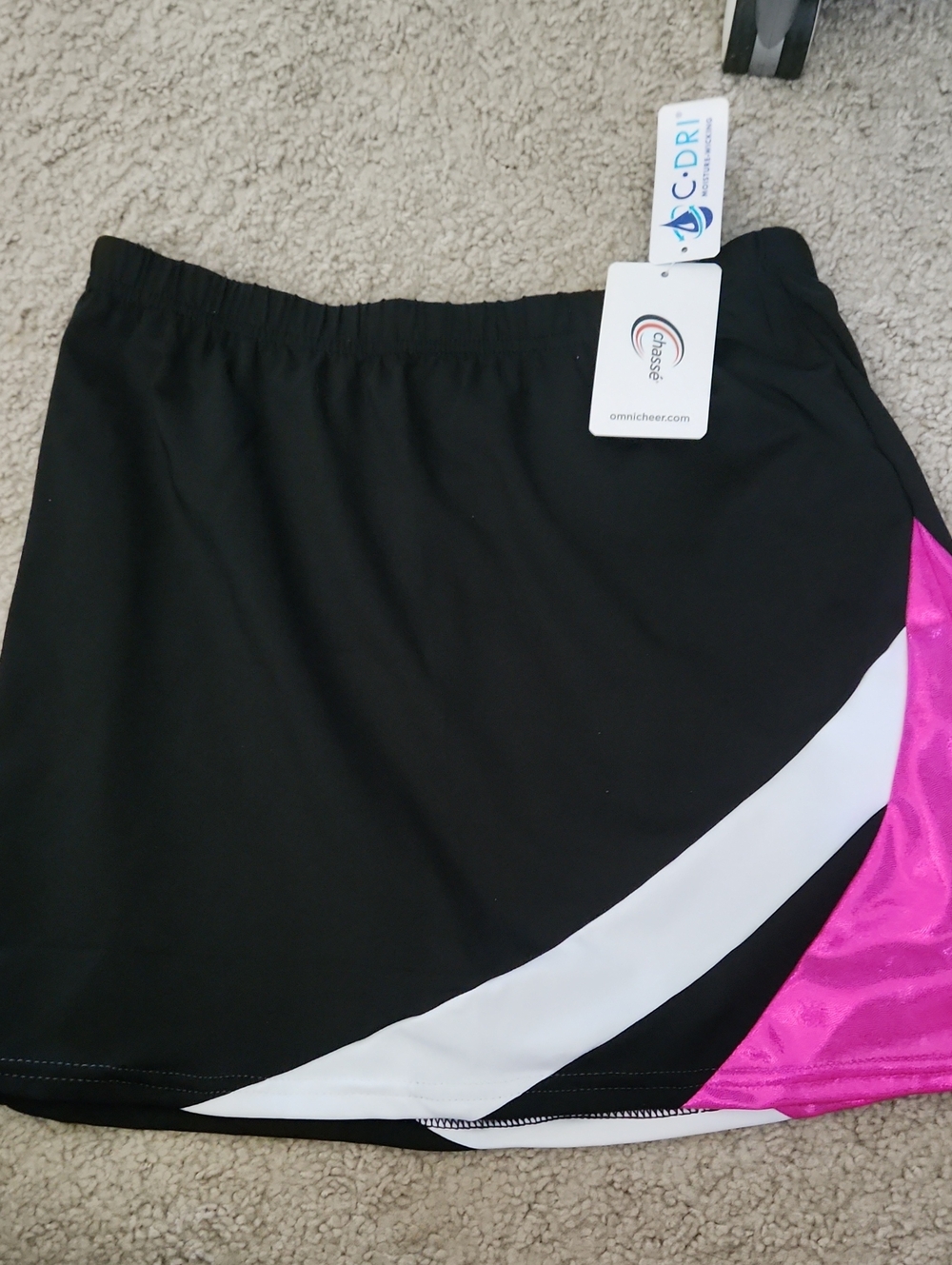 Women's Black & Pink Athletic Skirt